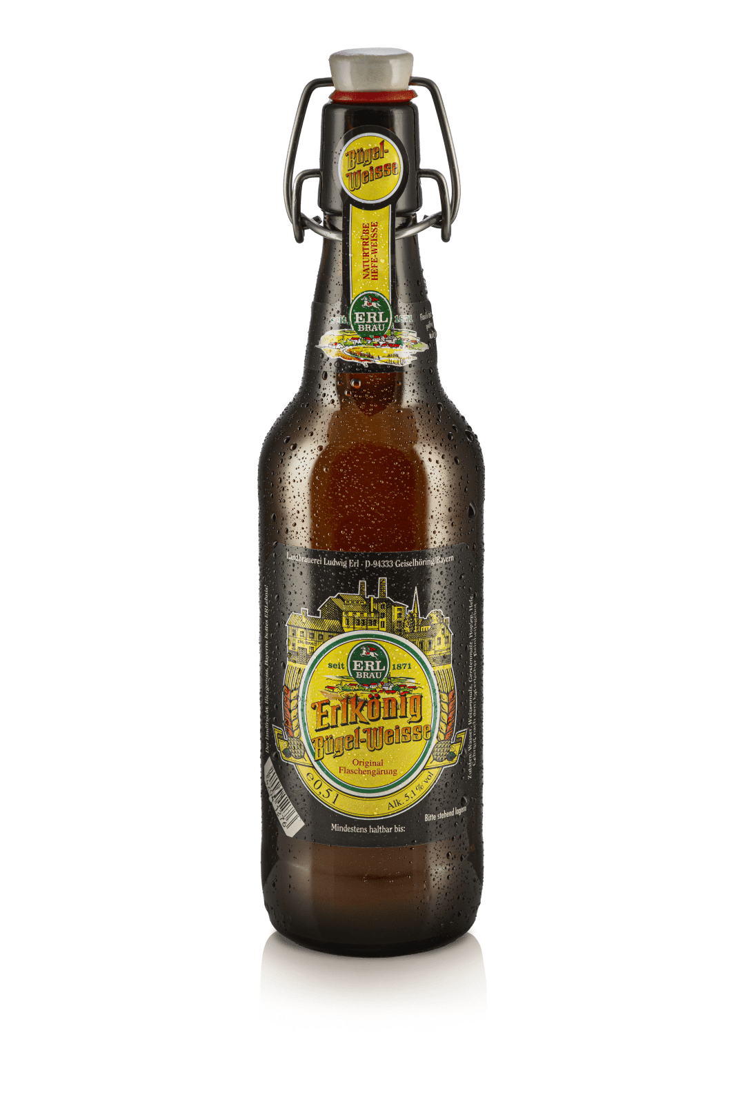 ERL-Bräu - Erlkönig Bügel-Weisse Flasche